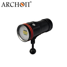 W42V 5200lm Tauchen Taschenlampe IP68 Unterwasser Video Licht